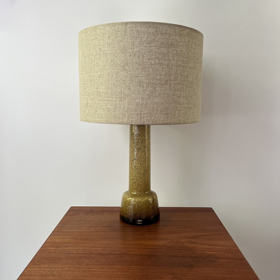Image 1 of Lampe scandinave vintage, Gert Nyström, Hyllinge, verre soufflé épais, Suède, années 60