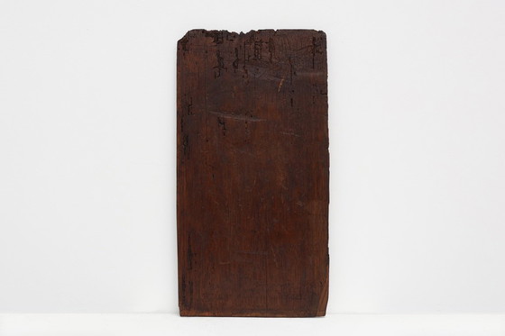 Image 1 of 16th Century oak carved Gothic Panel, Belgium