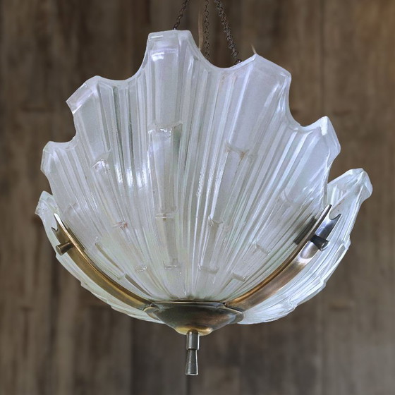 Image 1 of Antieke Schaallamp Schelp