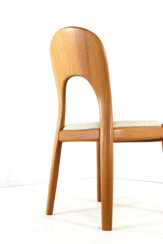 Image 1 of Set di 4 sedie Koefoed Morten in teak vintage 'Horve'