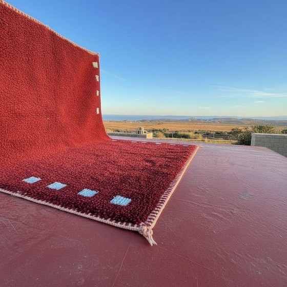 Image 1 of Tapis en laine naturelle traditionnelle marocaine 300x400 cm