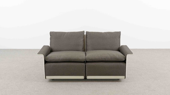 VITSOE SEATGROUP VAN DIETER RAMS, MODEL 620, EASYCHAIR+SOFA – Bankstel, Textile (photo 7 of 37)