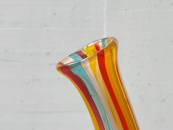 Image 1 of Monumental studio glass vase, Mdina Glass, hand-signed, Malta, 1970s