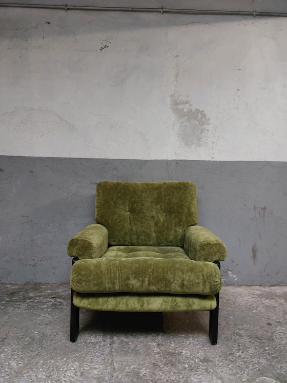 Image 1 of 2 X Mid-Century Green Relax Chairs