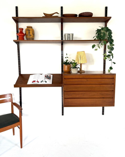 Sistema de pared modular vintage 'CADO', Poul Cadovius '60