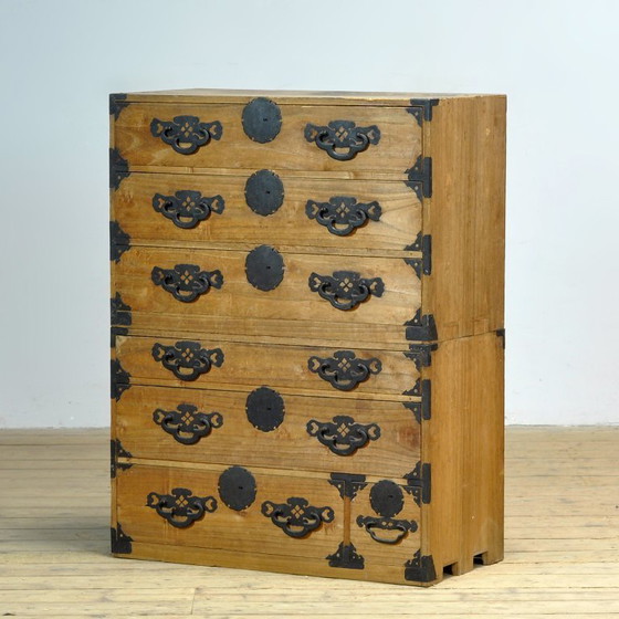 Image 1 of Japanse Tansu ladekast, circa 1870