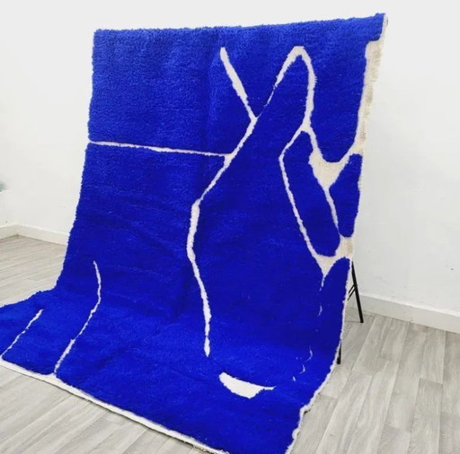 Handcrafted Berber rug in natural wool 200cmx300cm 