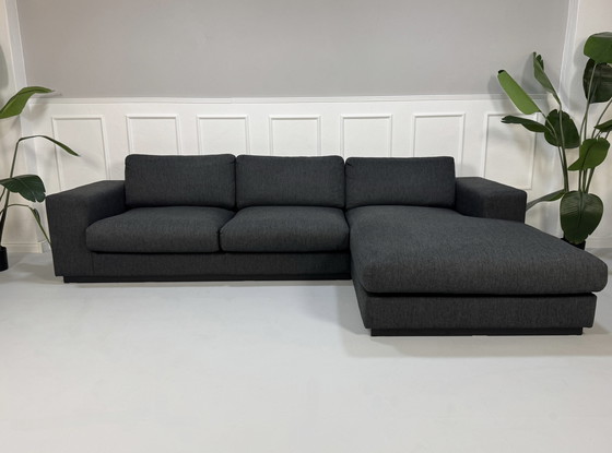 Image 1 of Bolia Sepia Sofa Designer Fabric Gray Couch 3 Seater + Stool