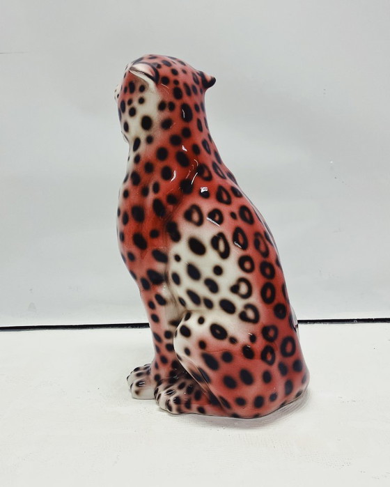 Leopardo de Cerámica Rosa – CERAMICHE BOXER, Objetos decorativos (photo 5 of 7)