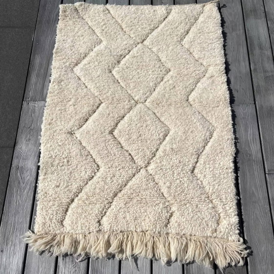 Weißer Berberteppich – Teppiche & Läufer, Wool, Cotton, Scandinavian (photo 2 of 7)