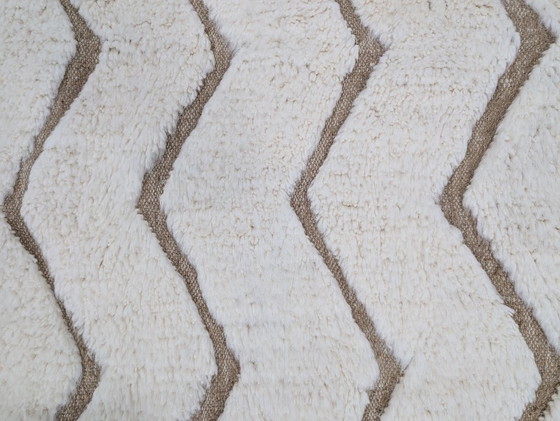 Image 1 of Berberteppich – 259 cm x 160 cm – weiße Wolle