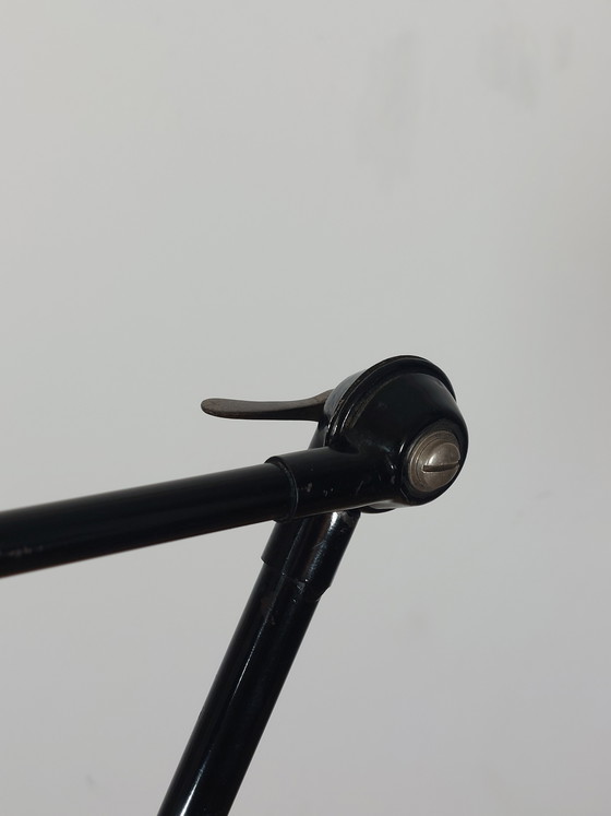 Image 1 of Schwarze Bauhaus SIS Werkstattlampe Gelenklampe 