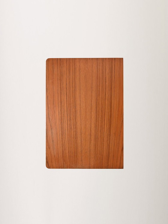 Image 1 of Piccola cassettiera scandinava laccata nera degli anni '50