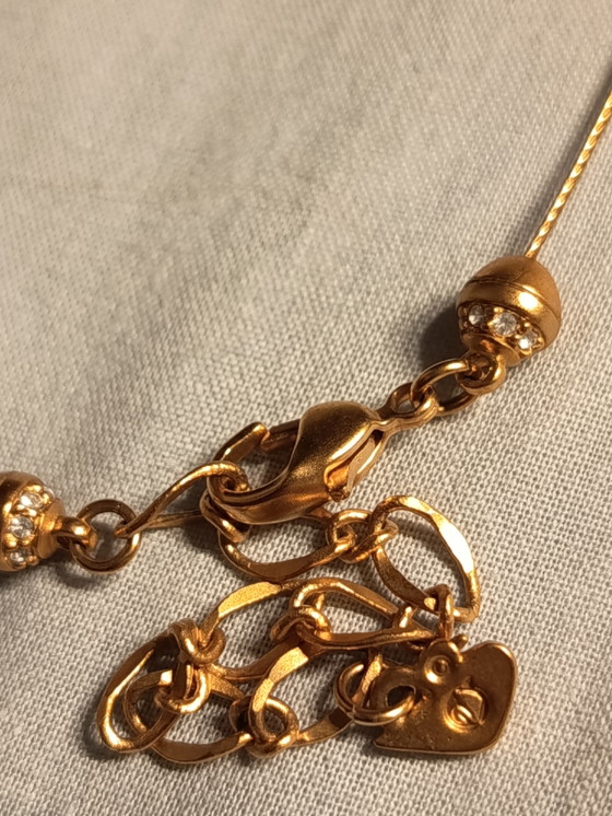 Image 1 of Collana Swarovski placcato oro 