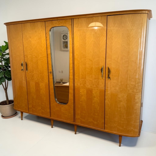 Vintage 5-türiger Kleiderschrank