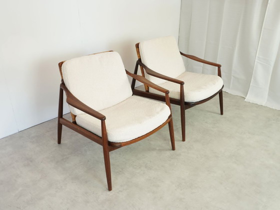 Image 1 of 2 fauteuils Hartmut Lohmeyer pour Wilkhahn, design Mid Century