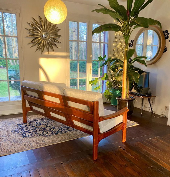 Image 1 of Danish 3-seater teak sofa – 1960s