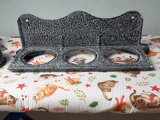 Image 1 of Enamel sand soap soda rack