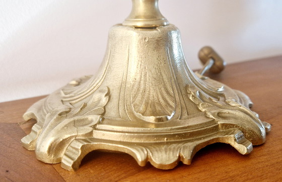 Image 1 of Lampada in bronzo in stile Art Nouveau firmata Müller Frères