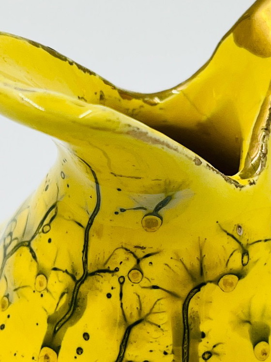 Brocca Miniatura da Collezione Gialla e Oro Fino – Vasi, Ceramic (photo 5 of 9)