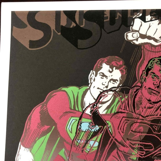 1990s After Andy Warhol "Superman" Lithograph – Lithographs & prints, Paper (photo 7 of 11)