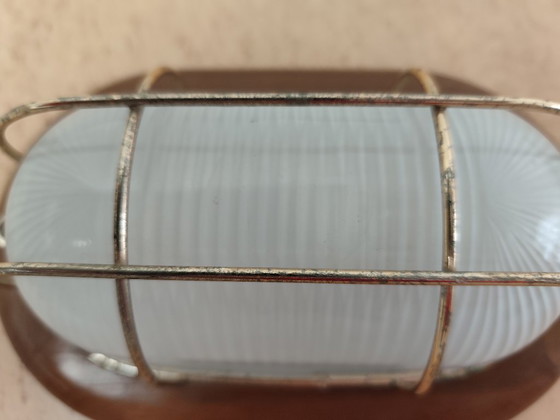 Image 1 of Vintage oval wall sconce