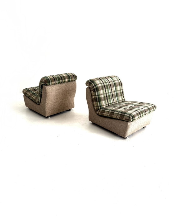 Set van 2 vintage fauteuils, Duitsland ‘80 – Metal, Wood (photo 8 of 11)