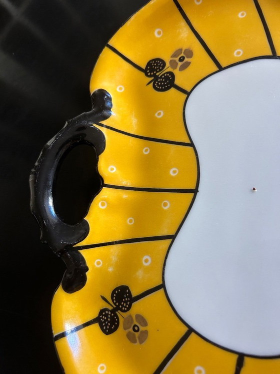 Image 1 of Rare Art Deco Twelve-Piece Platter, Lemaitre Frères and L. Blancher
