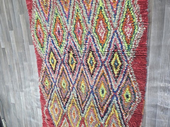 Image 1 of Traditioneller marokkanischer Teppich aus Leinen, 250 cm x 138 cm