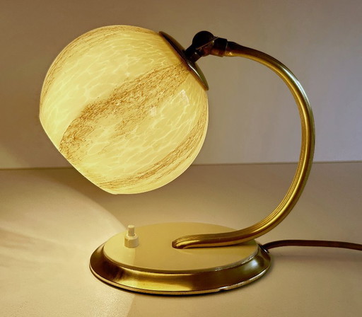 Art Deco Glass Table Lamp