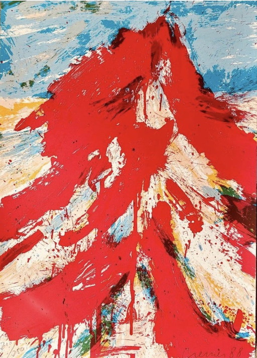 Jan Cremer (1940 - 2024) - Altai – lithos zeefdrukken, Paper