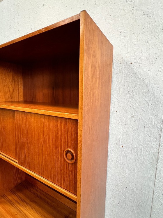 Image 1 of Vintage Highboard, Wandmeubel. Denemarken 1970's