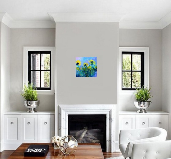 Threes sunflowers – Objets d'art, Toile (photo 5 of 5)