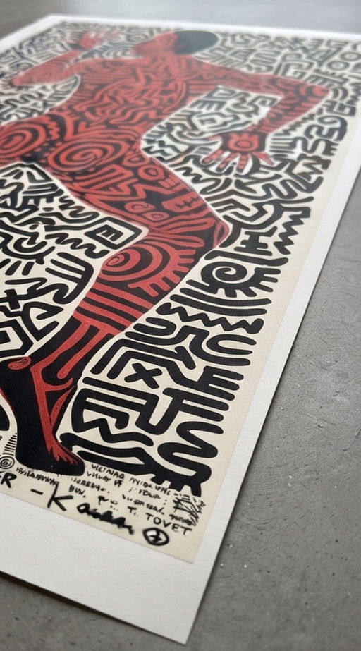 Keith Haring - INTO 84 - Œuvre imprimée des années 1980 – posters, Paper (photo 2 of 6)