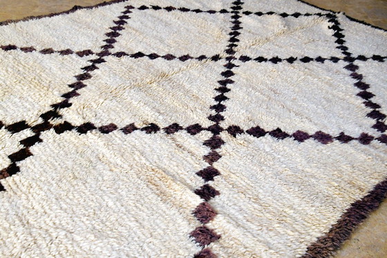 Image 1 of Tapis marocain vintage Beni Ourain - 240 x 174 cm
