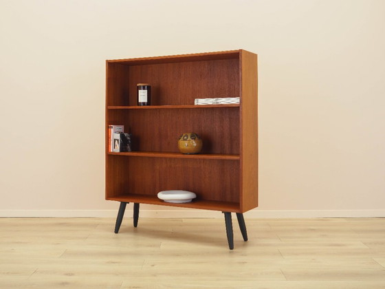 Image 1 of Teakhouten boekenkast, Deens ontwerp, jaren 70, vervaardigd door Clausen & Søn