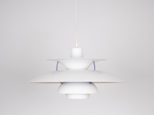 Lampe à suspension vintage danoise PH 5 proj. Poul Henningsen, Louis Poulsen, 1958