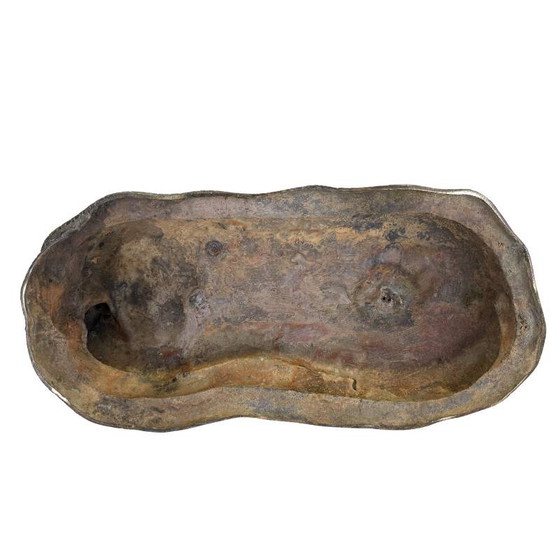 Zware Khmer Vishnu Beeld (12.2 kg) – Beeldhouwkunst, Brass (photo 19 of 19)