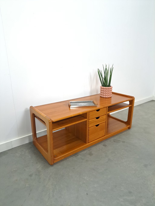 Dänisches Design Teakholz Dyrlund cd TV Möbel vintage