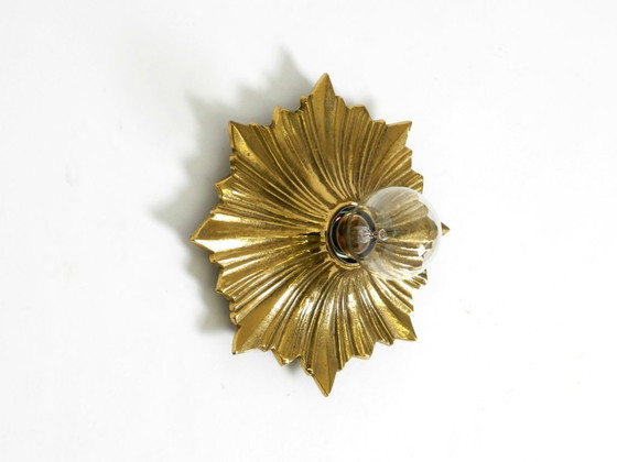 Image 1 of Lampade da parete o da soffitto in bronzo con design a stella spaziale anni '60