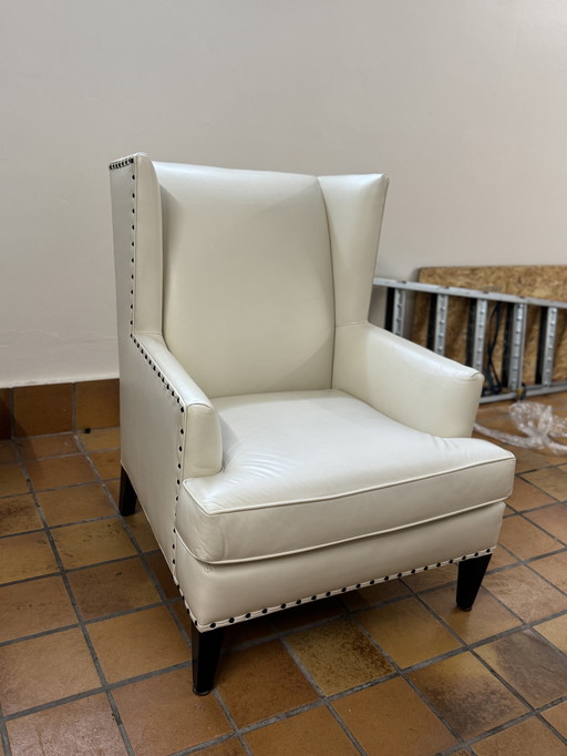 Ethan Allen leather designer chair - original price €2,500