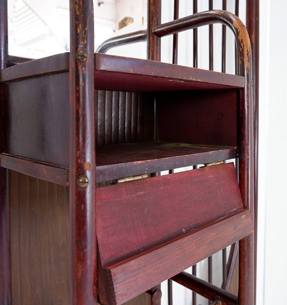 Image 1 of Thonet Art Nouveau wall-mounted coat rack, Vienna, circa 1900