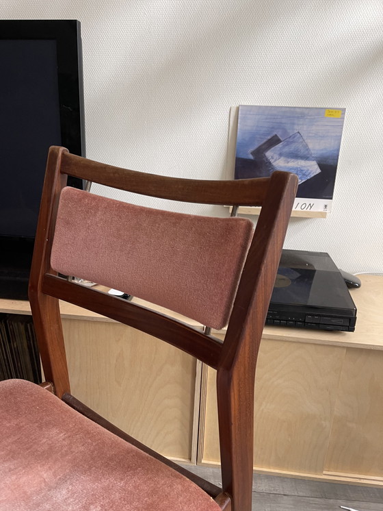Image 1 of 4 Danish design chairs made of Teak
