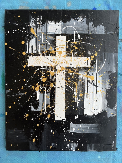 Acrylic on stretched canvas 50x40cm