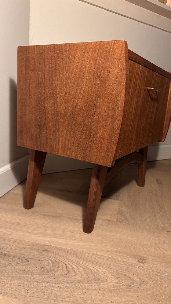 Image 1 of Comodino Louis van Teeffelen – Design olandese di metà secolo