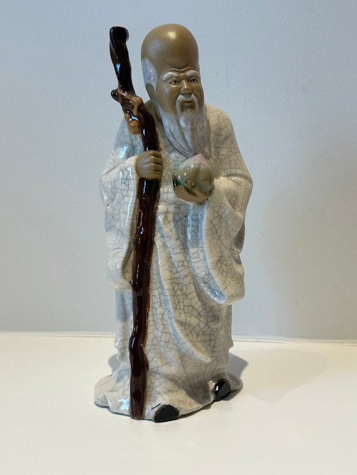 Vintage Pottery Chinese Shiwan Mudman