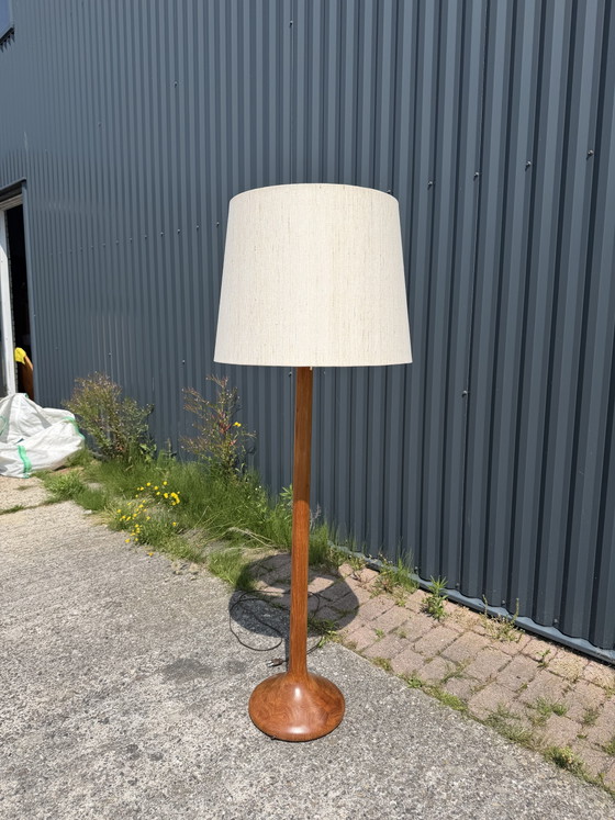 Lampada da terra vintage in teak Domus – Lampade da terra, Plastic, Wood (photo 4 of 14)