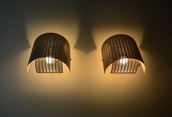 Image 1 of Shogun wandlampen van Mario Botta voor Artemide, jaren 80, set van 2
