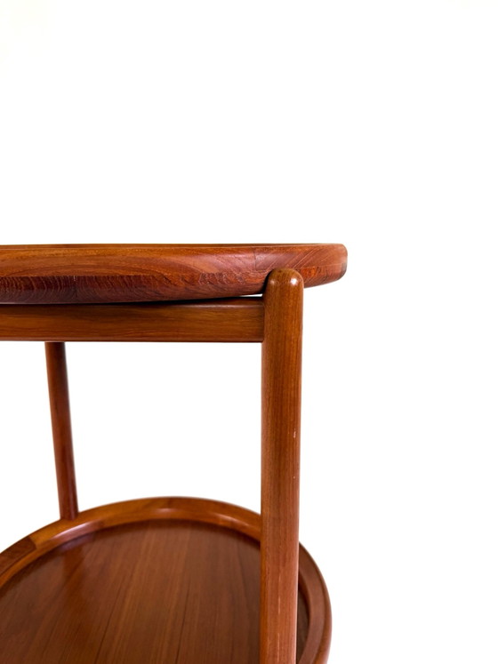 Carrello bar vintage in teak, Hans Bølling, Salin Nyborg ‘60 – Carrelli bar, Legno, Metallo (photo 4 of 10)
