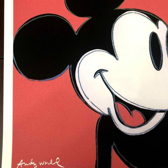 1990s After Andy Warhol "Mickey Mouse" Lithograph – Lithographs & prints, Paper (photo 4 of 13)